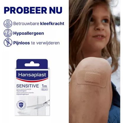 Hansaplast Sensitive Pleister 1mx6cm