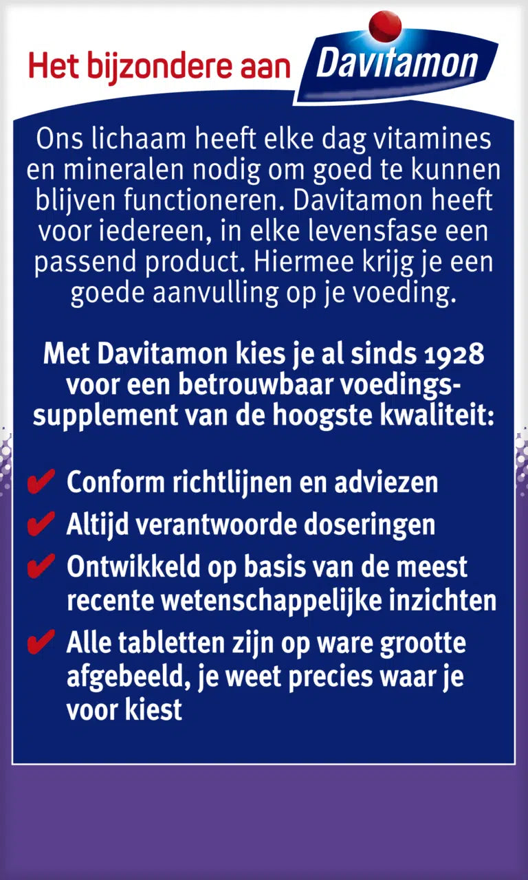Davitamon Vitamine D3 volwassenen 10mcg (75 smelttabletten)
