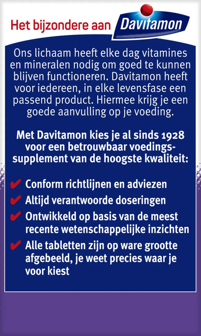 Davitamon Vitamine D3 volwassenen 10mcg (75 smelttabletten)