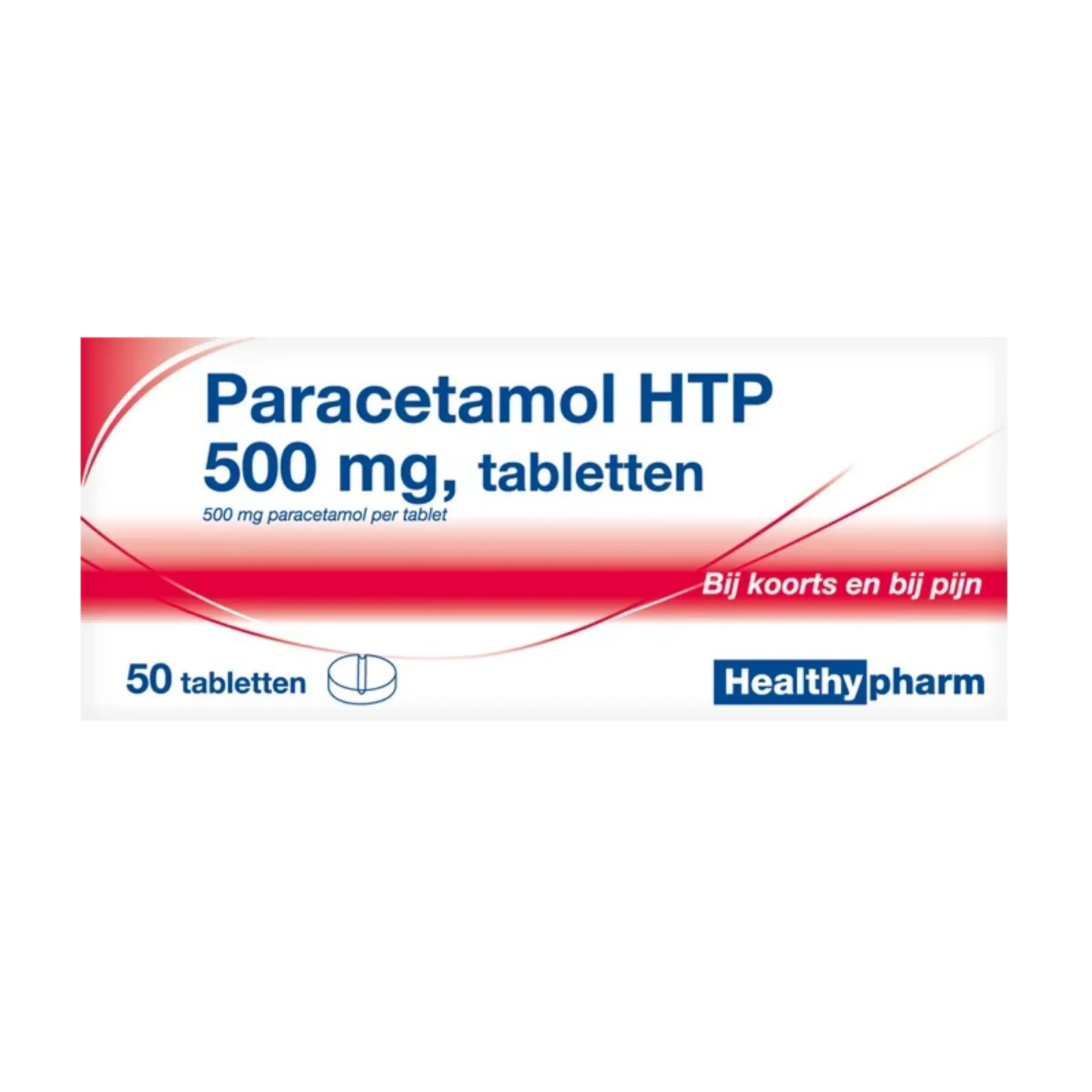 Healthypharm Paracetamol 500mg (50 tabletten)
