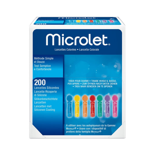 Microlet Lancetten Gekleurd 6571 (200st)