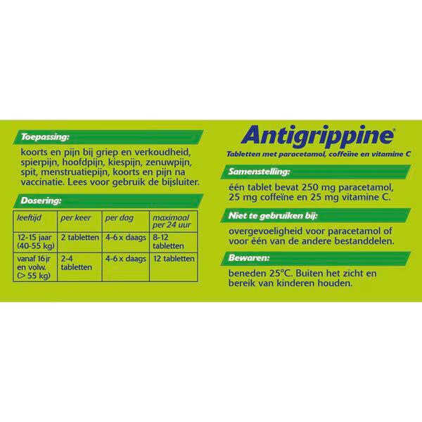 Antigrippine (20 tabletten)