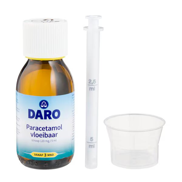 Daro Kind Vloeibaar Paracetamol 120mg/5ml