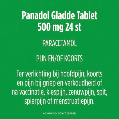 Panadol 500 mg Paracetamol Filmomhulde tabletten (20 tabletten)