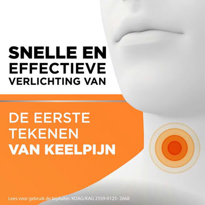 Strepsils Sinaasappel & Vitamine C Zuigtabletten (24 tabletten)