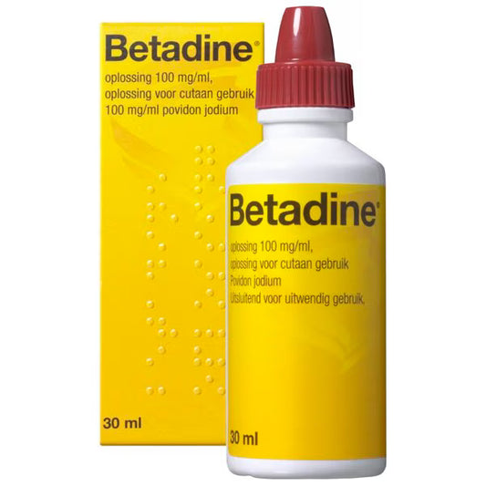 Betadine Jodium Oplossing 100mg/ml (30ml)