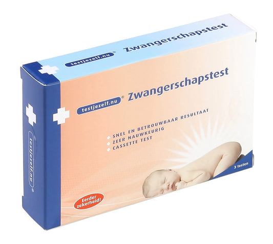 Testjezelf.nu Zwangerschapstest cassette (3st)